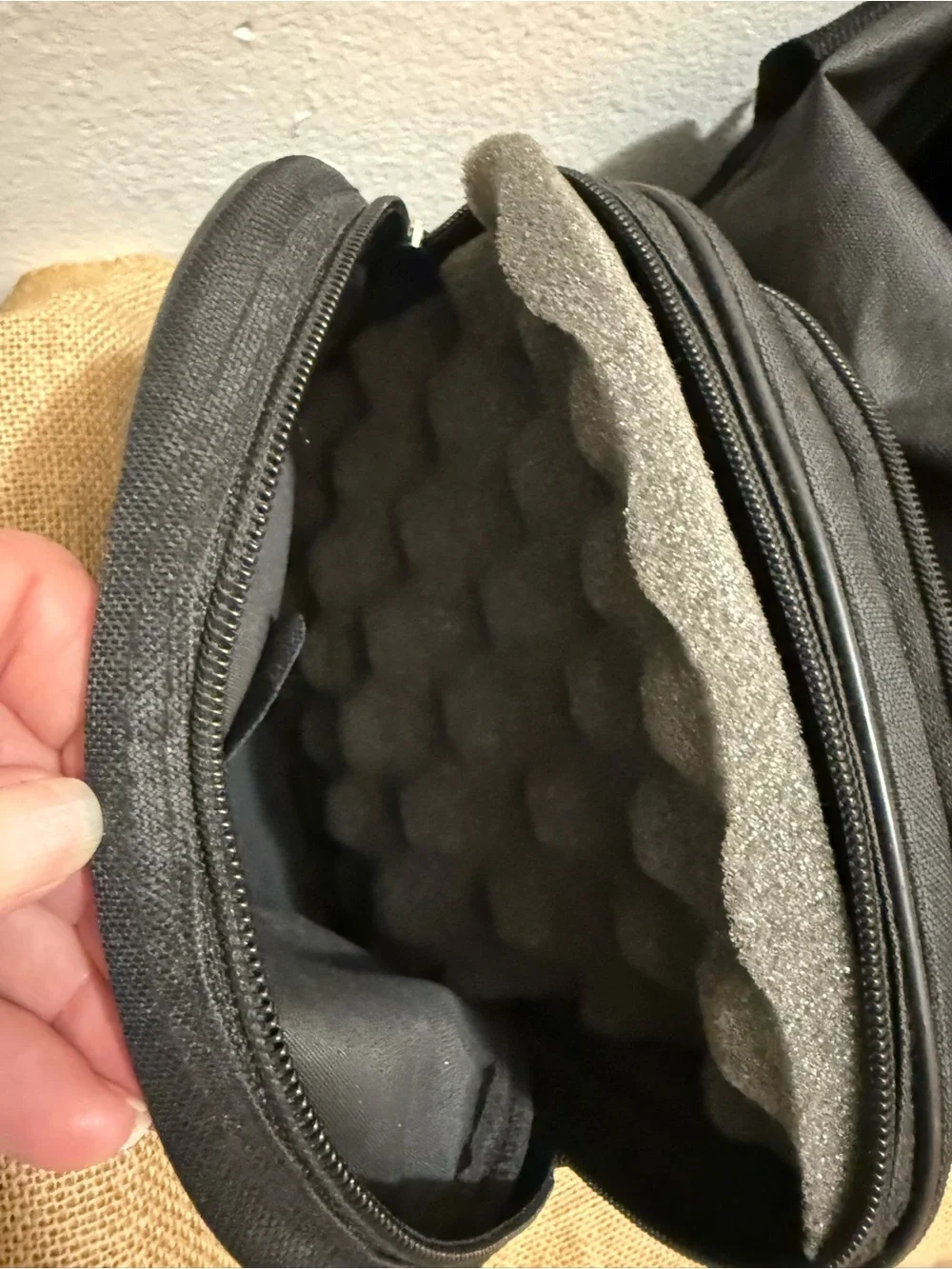 NRA black duffel